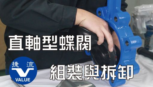 直軸型蝶閥組裝及拆卸